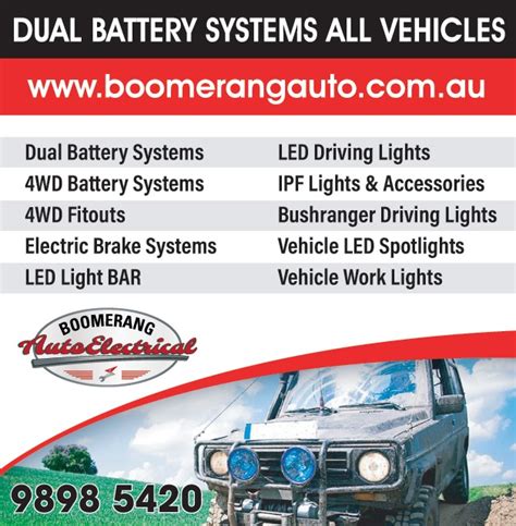 Reviews of Boomerang Auto Electrical Services in Box Hill North